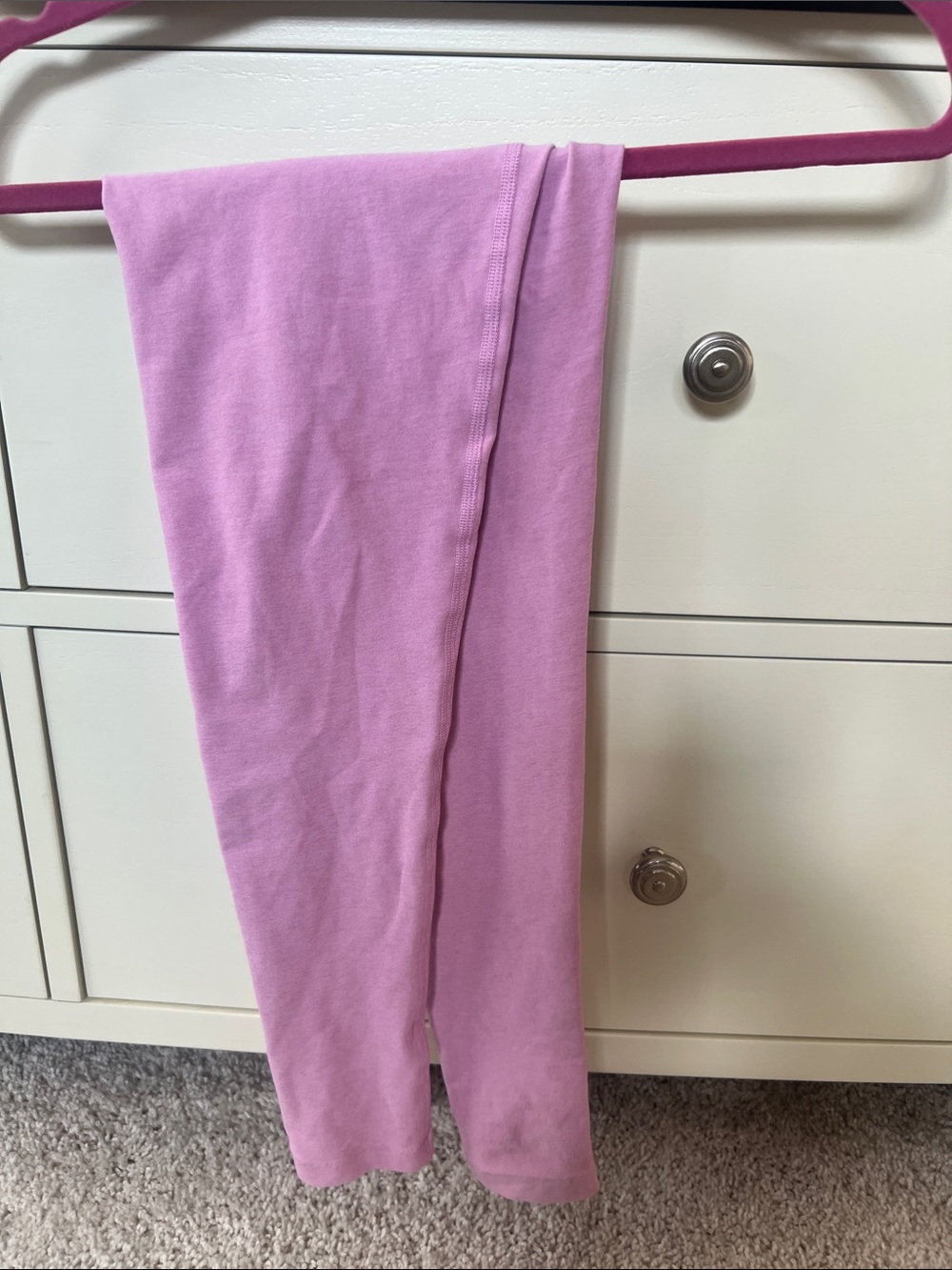 Beyond Yoga spacedye caught in the midi pale pink legging small